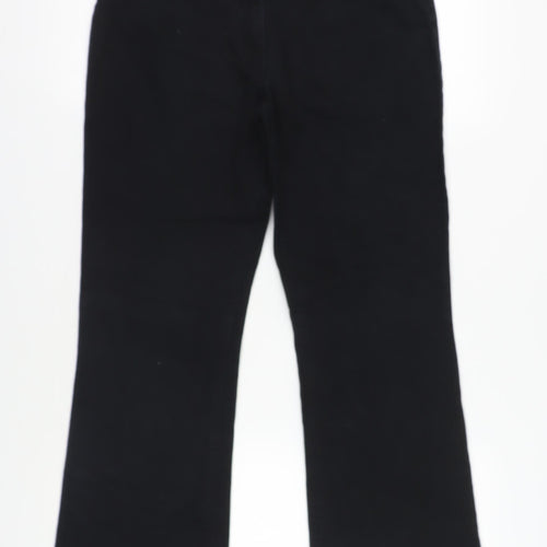 Precis Women's Black Wide-Leg Jeans, Size 14