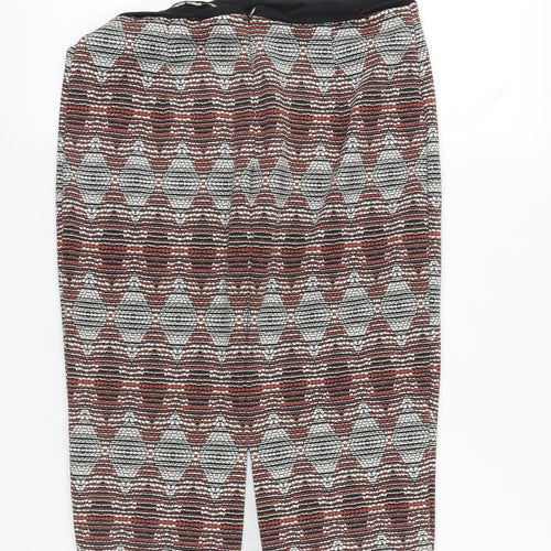 Marks and Spencer Geometric Pencil Skirt, Size 10, Multicoloured