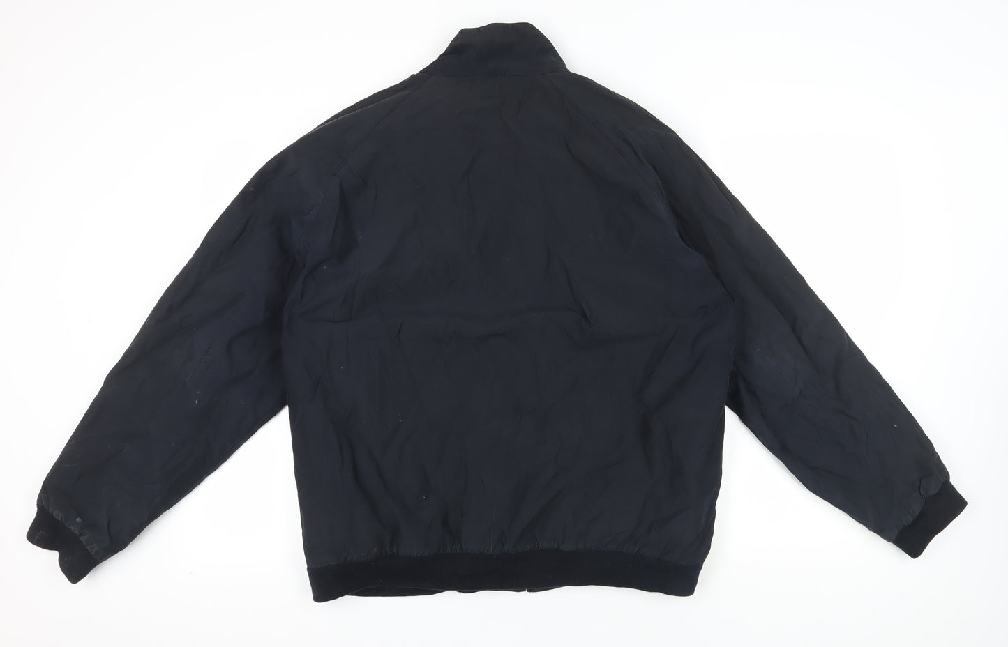 Next Men's Black Bomber Jacket L Classic Style