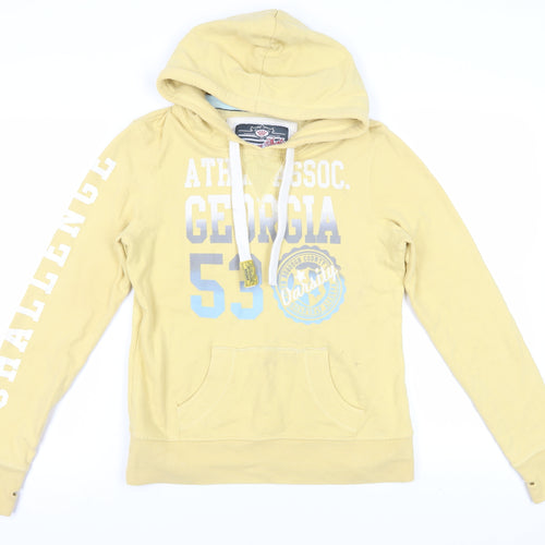 Next Women's Yellow Pullover Hoodie - Size 10, Casual Style