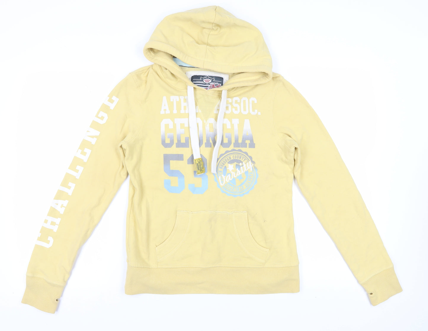 Next Women's Yellow Pullover Hoodie - Size 10, Casual Style