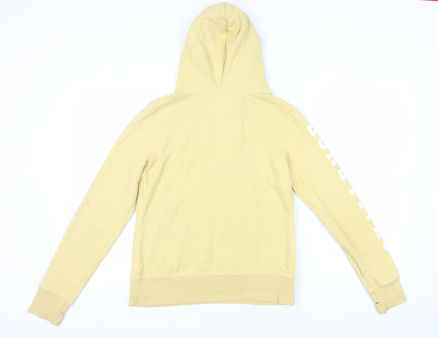 Next Women's Yellow Pullover Hoodie - Size 10, Casual Style