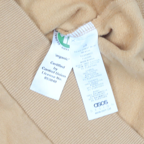 ASOS DESIGN Women’s Beige XS Pullover Sweatshirt