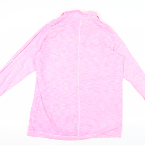 Next Women's Pink Button-Up Shirt, Size 14