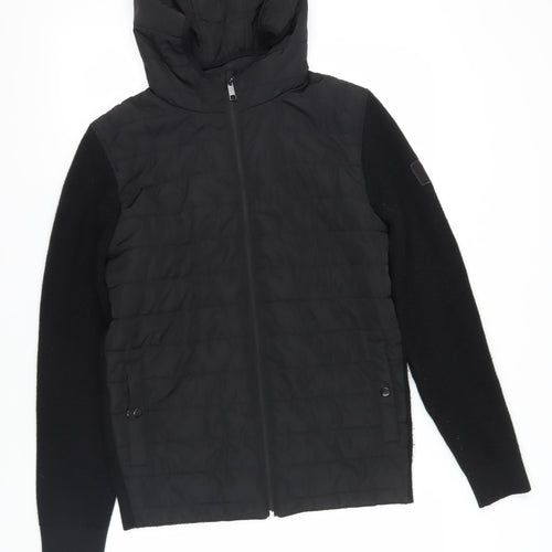 Burton Menswear Black Hooded Jacket Men's M