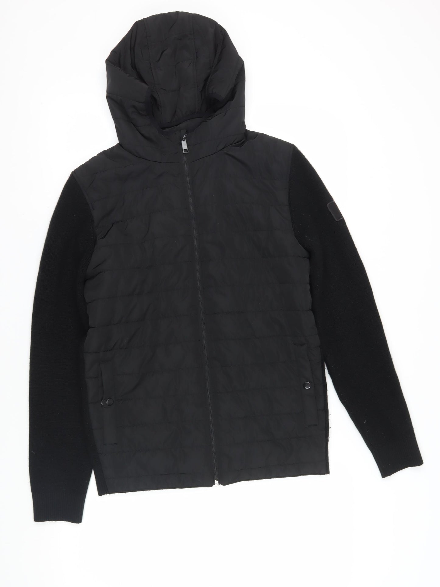 Burton Menswear Black Hooded Jacket Men's M