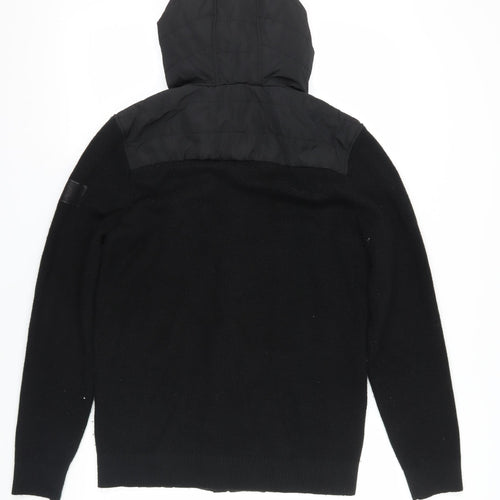 Burton Menswear Black Hooded Jacket Men's M