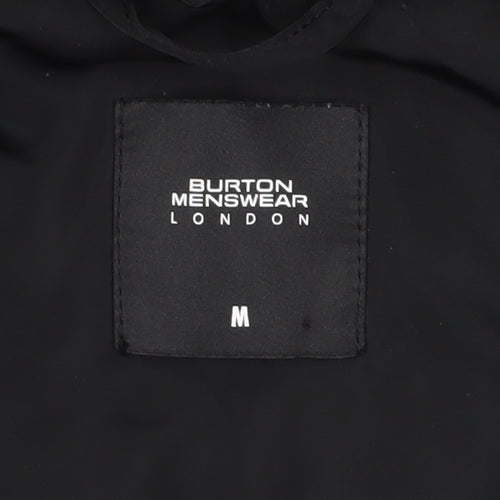 Burton Menswear Black Hooded Jacket Men's M