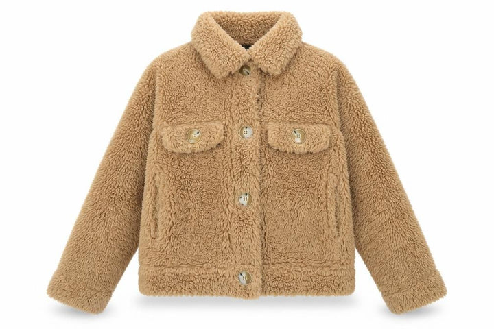 Missguided Women's Beige Bomber Jacket Size 8