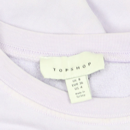 Topshop Women's Ivory Pullover Sweatshirt Size 8