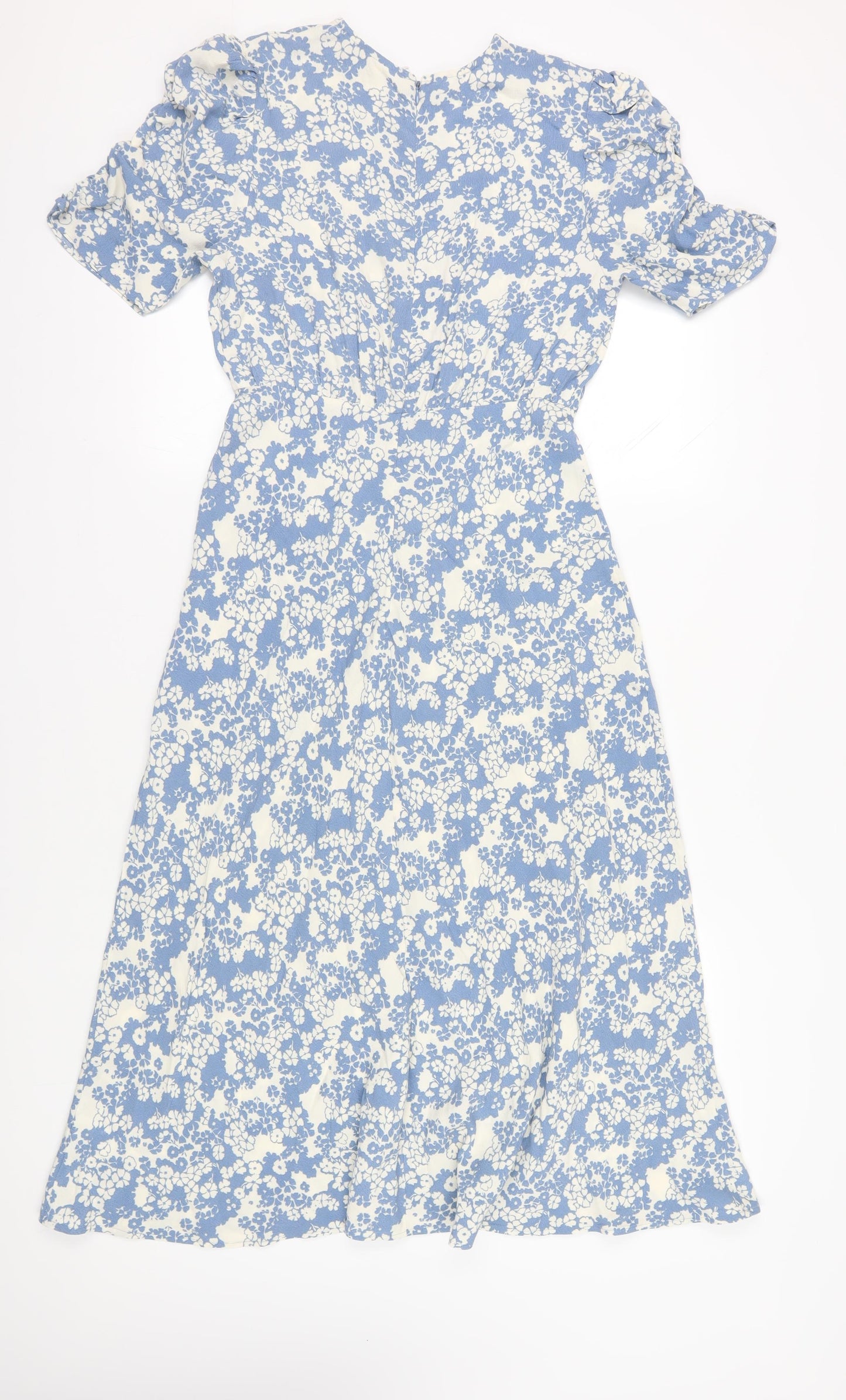 Marks and Spencer Women's Blue Floral Midi Dress