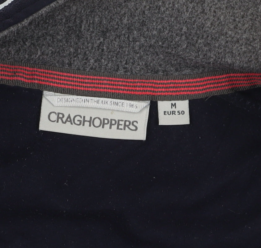 Craghoppers Men's Black 1/4 Zip Fleece Sweatshirt M