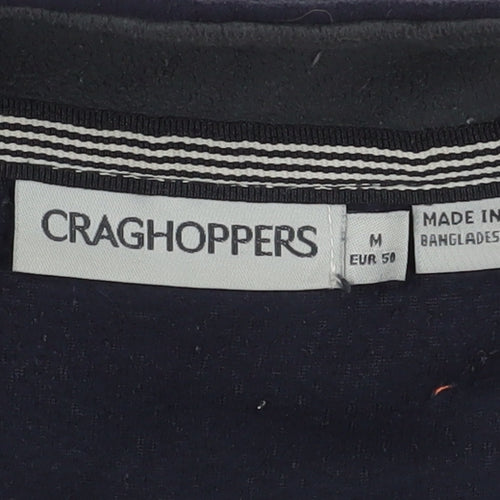 Craghoppers Men's Blue Fleece 1/2 Zip Pullover, Size M