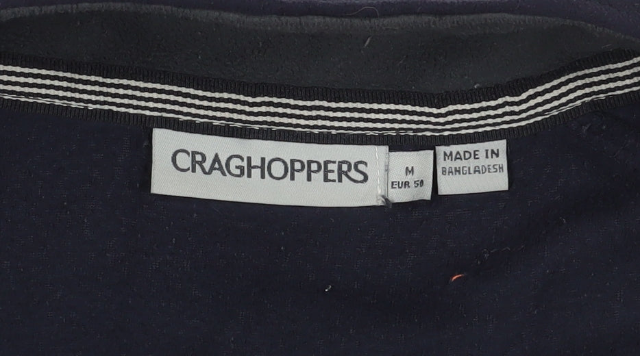 Craghoppers Men's Blue Fleece 1/2 Zip Pullover, Size M