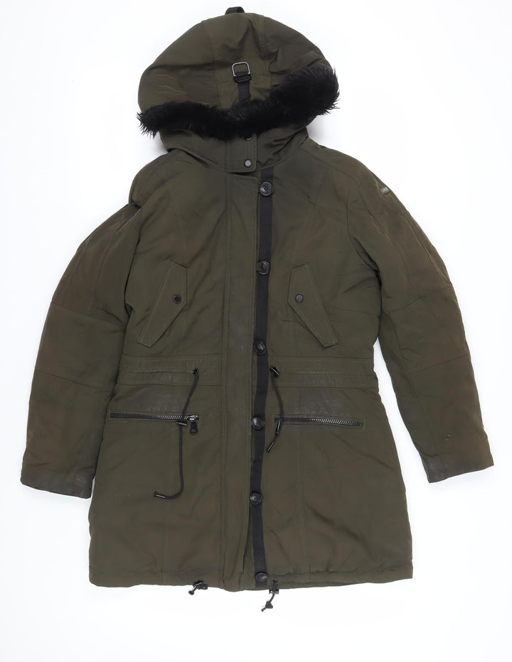 Marc New York Women's Green Parka Coat S
