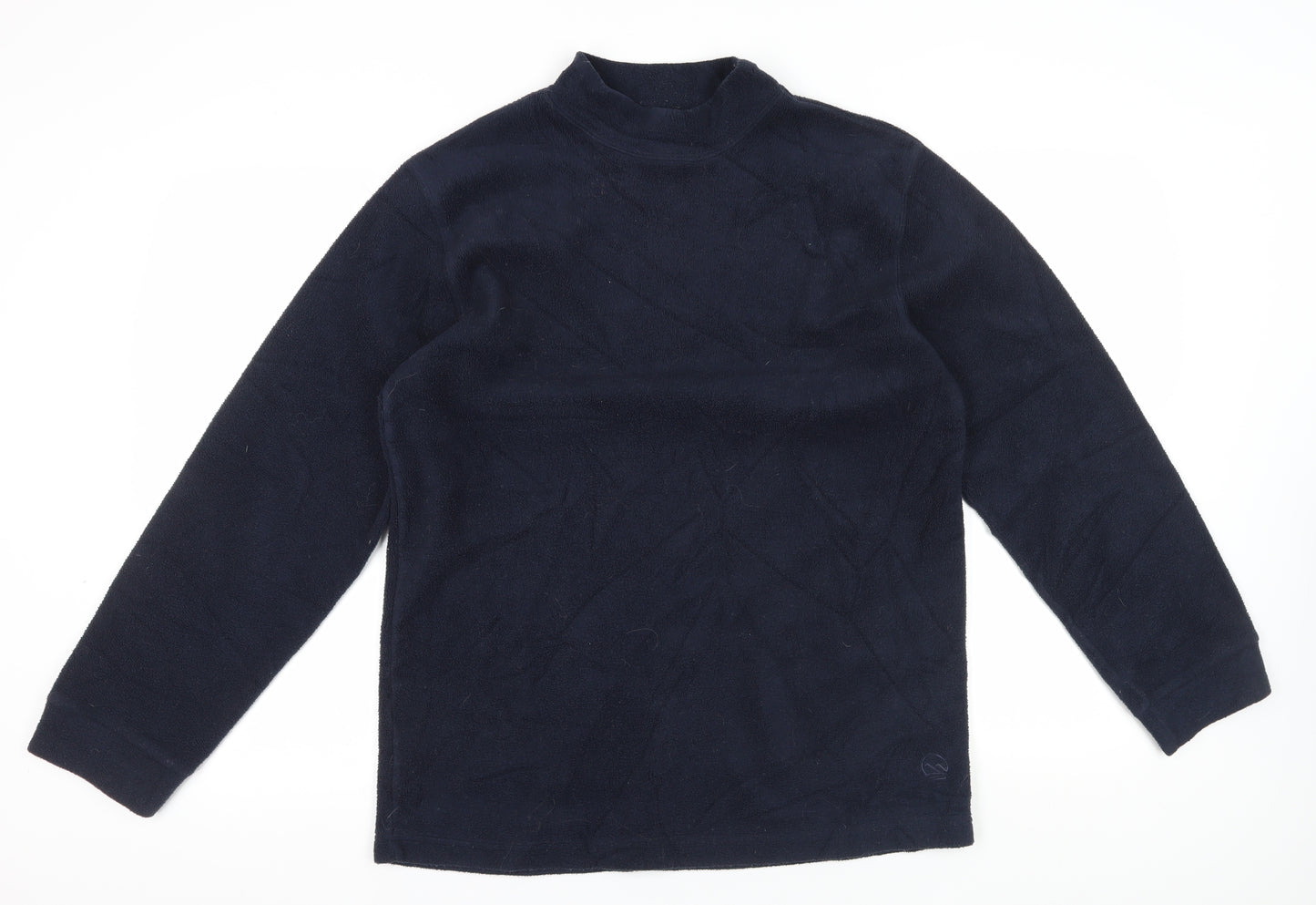 Hawkshead Men's Blue Fleece Pullover Sweatshirt L