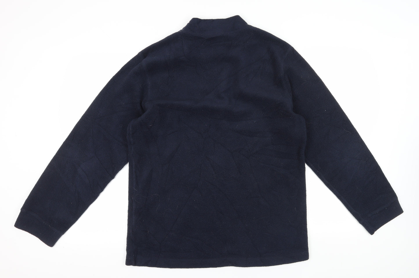 Hawkshead Men's Blue Fleece Pullover Sweatshirt L