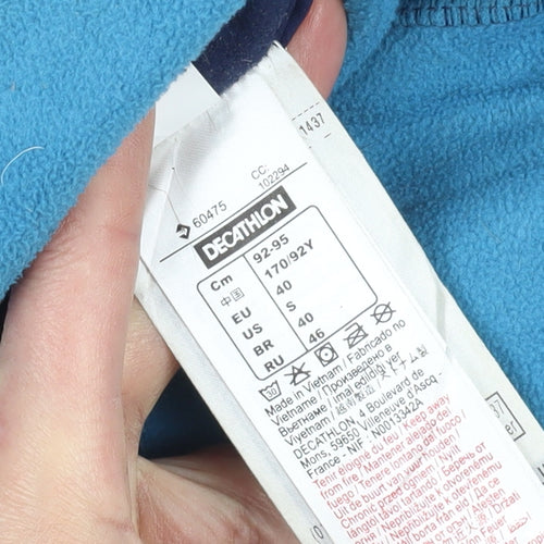 Decathlon Women's Blue Fleece Jacket Size 12