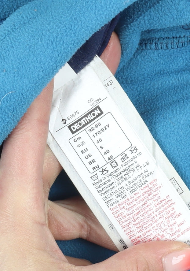 Decathlon Women's Blue Fleece Jacket Size 12