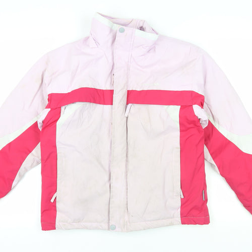 Trespass Girls Pink Puffer Jacket, Size 11-12, Winter Ski Coat