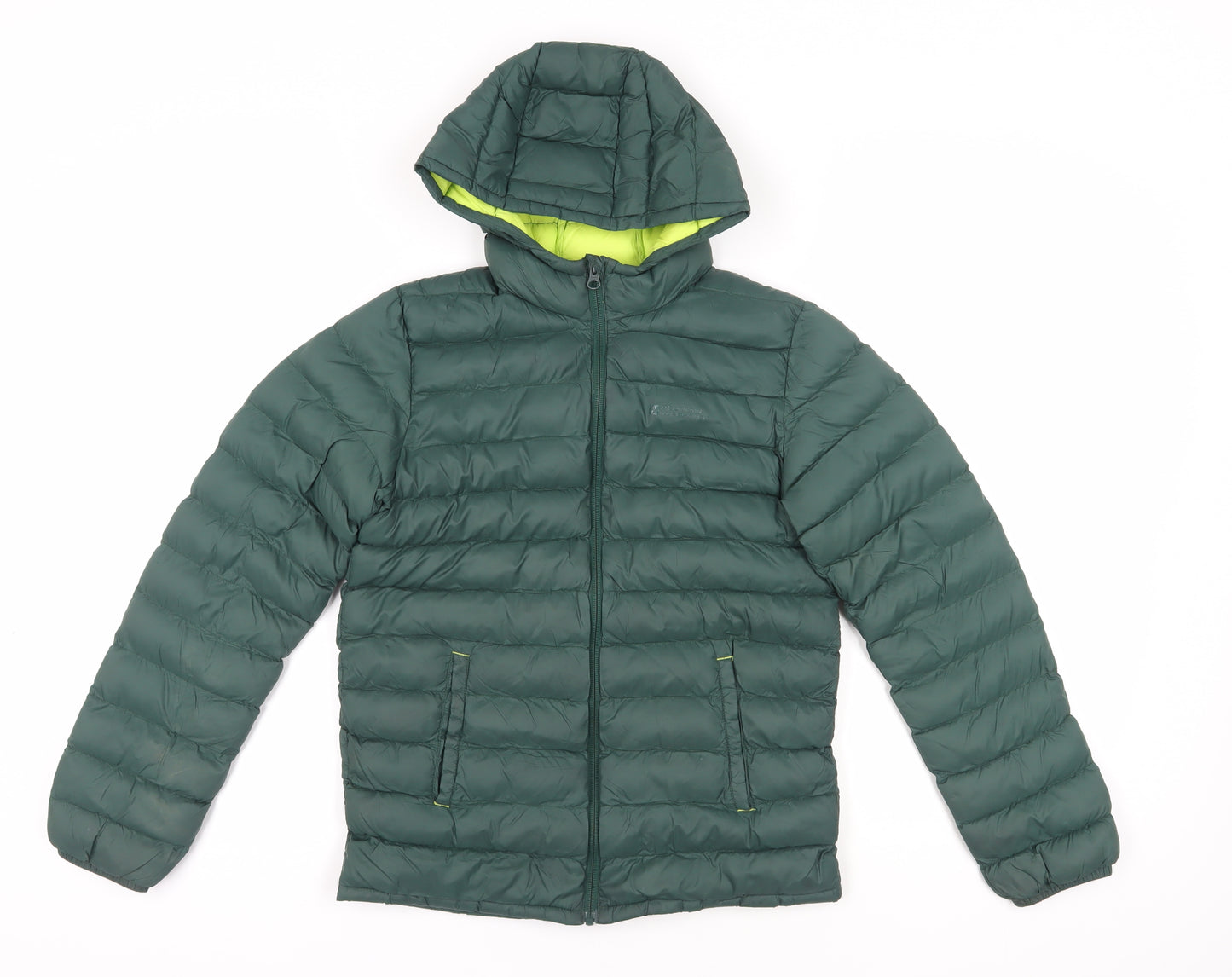 Mountain Warehouse Boys Green Puffer Jacket, 11-12 Years