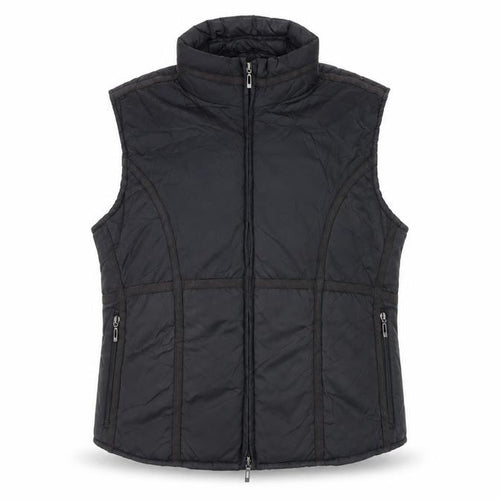 Sapphire Sky Black Gilet Women's M/L Casual Zip