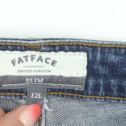 FatFace Women’s Blue Slim Jeans - Size 12