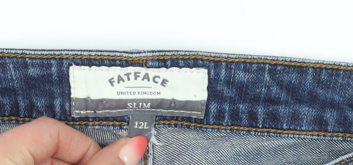 FatFace Women’s Blue Slim Jeans - Size 12