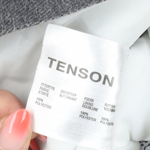 Tenson Women's Grey Parka Jacket Waterproof Size 6