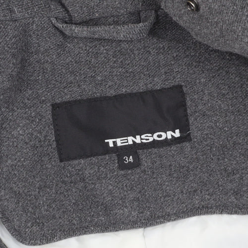 Tenson Women's Grey Parka Jacket Waterproof Size 6