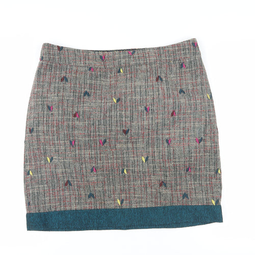 White Stuff Women's Multicoloured Knee Length Skirt