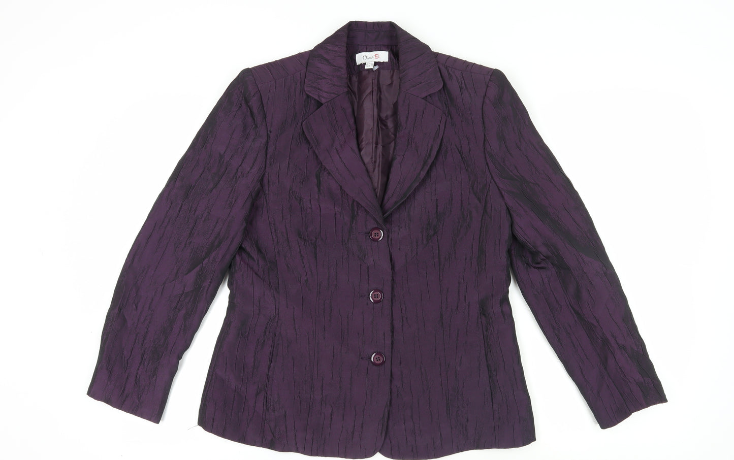 Oscar B. Women's Purple Blazer Size 14 Formal