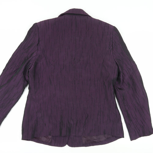 Oscar B. Women's Purple Blazer Size 14 Formal