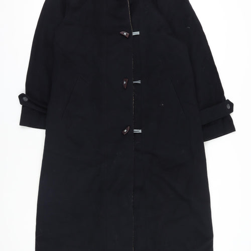 Medders Women's Black Wool Coat Size 10