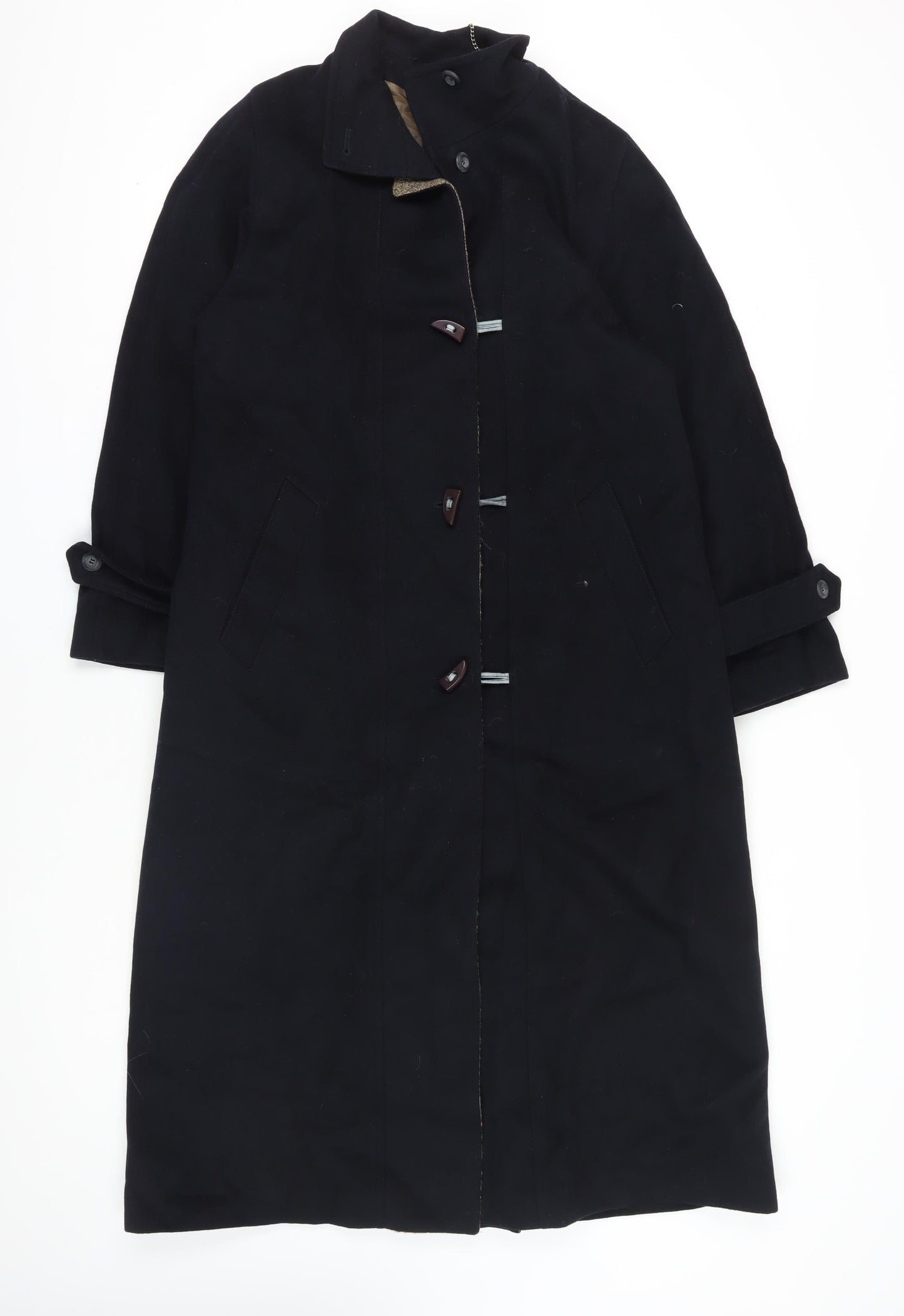 Medders Women's Black Wool Coat Size 10