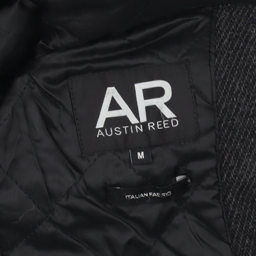 Austin Reed Men's Black Wool Pea Coat - Medium