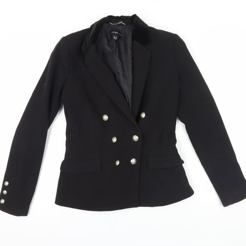 Mango Women's Black Double-Breasted Suit Jacket XS