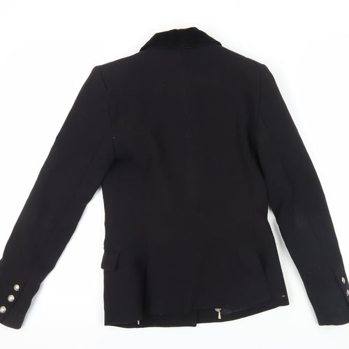Mango Women's Black Double-Breasted Suit Jacket XS