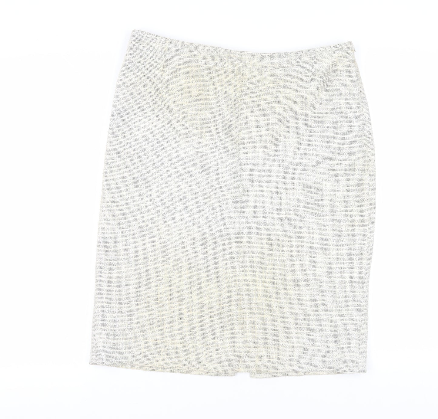 Hobbs London Women's Ivory Pencil Skirt Size 14