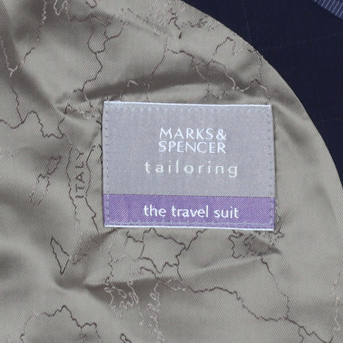 Marks and Spencer Men's Blue Blazer M 40 Travel Suit