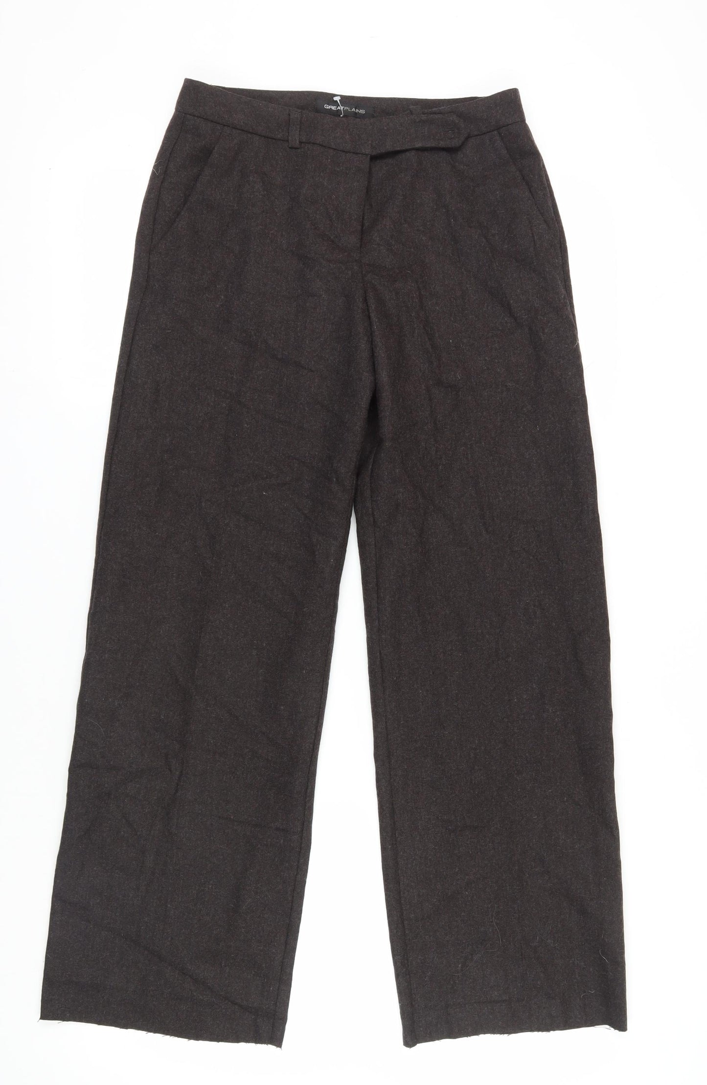 Great Plains Women's Brown Wool Dress Trousers Size 8