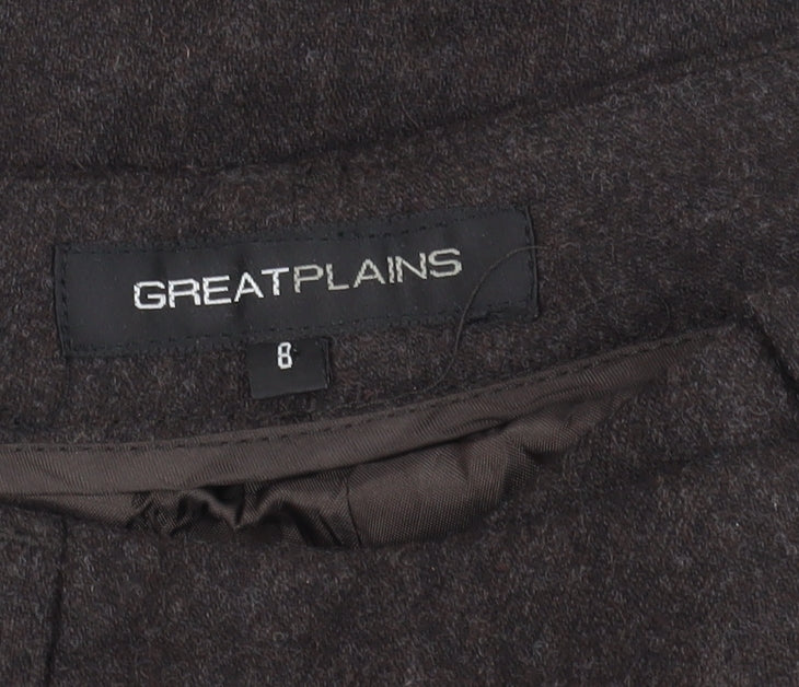 Great Plains Women's Brown Wool Dress Trousers Size 8