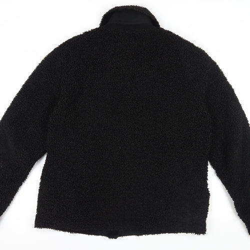 Urbancode London Women's Black Jacket L, Mid-Length Casual