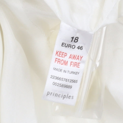 Principles Ivory Women's Regular Fit Blazer
