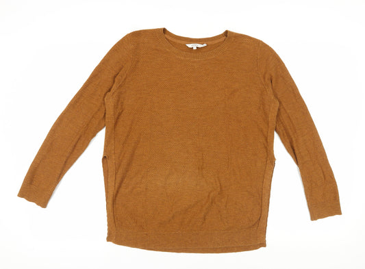 FatFace Women's Brown Size 12 Cotton Pullover Jumper