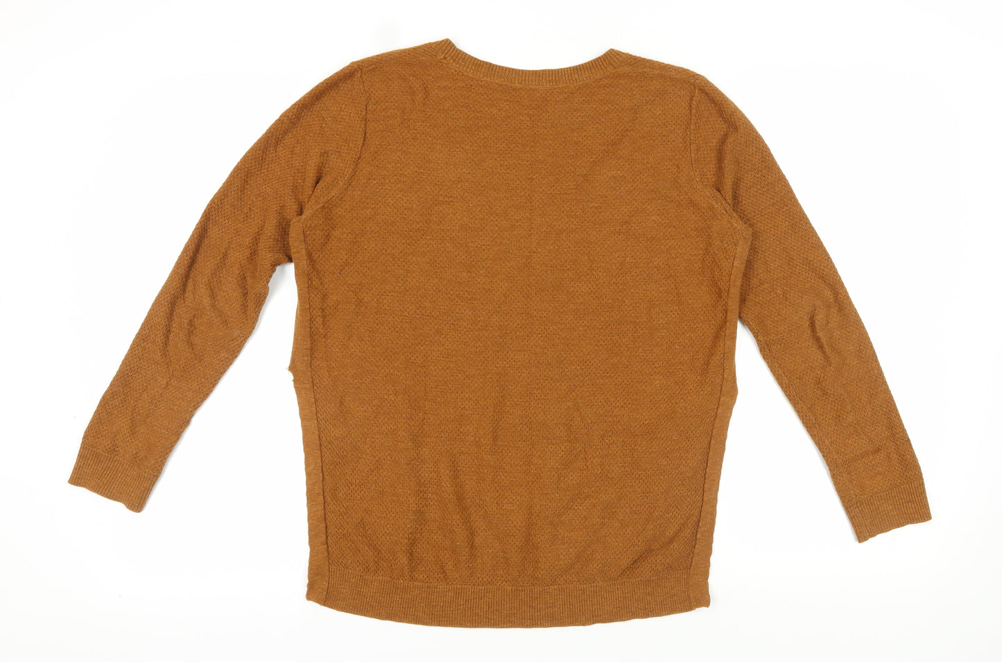 FatFace Women's Brown Size 12 Cotton Pullover Jumper