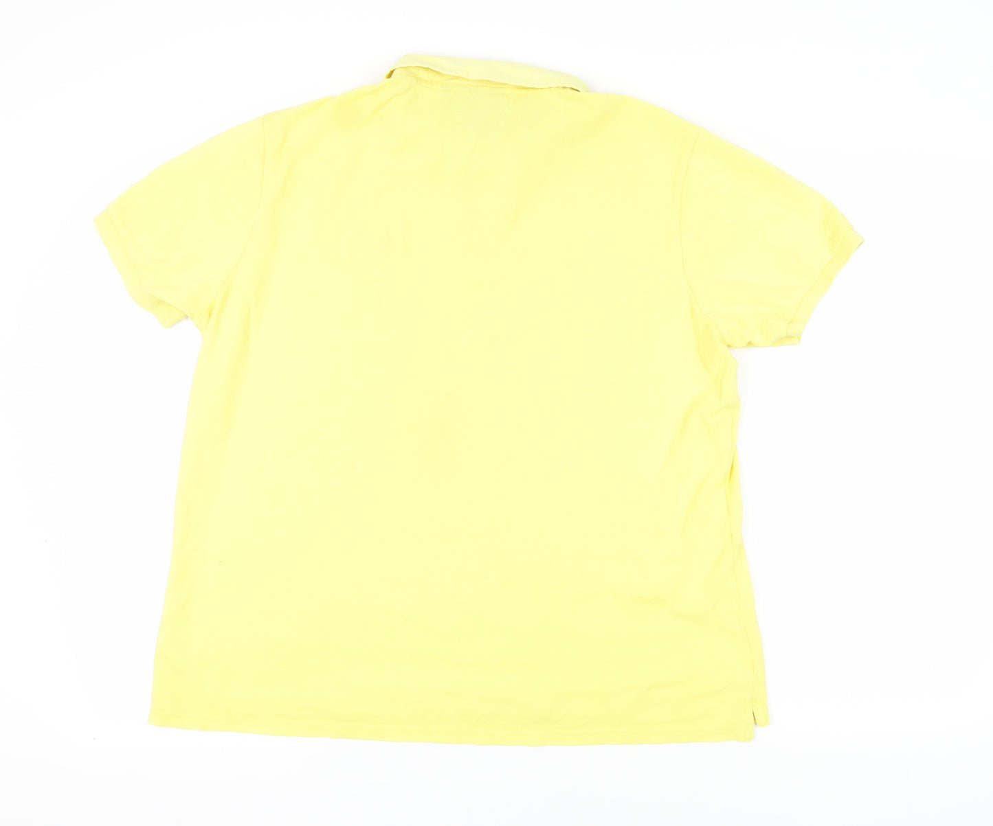 Musto Men's Yellow Polo Shirt XL - Casual Cotton Short Sleeve