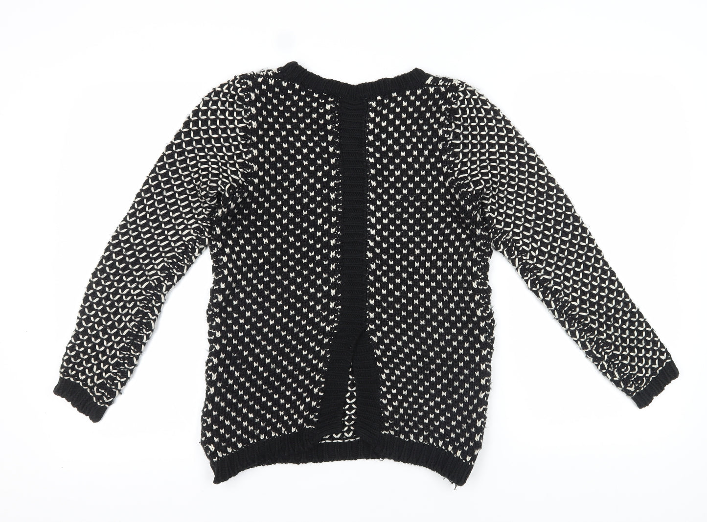 Sweewë Women's Black Chunky Pullover Jumper S/M