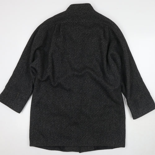 Marks and Spencer Women's Black Mid-Length Coat Size 12-14
