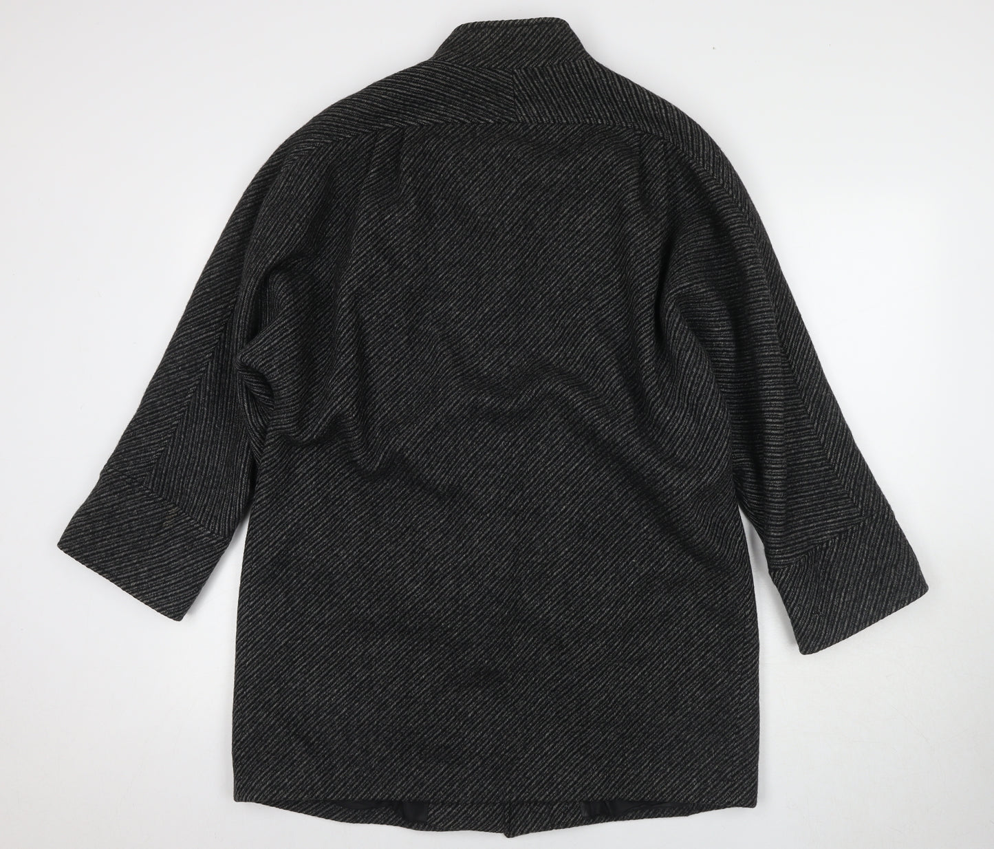 Marks and Spencer Women's Black Mid-Length Coat Size 12-14